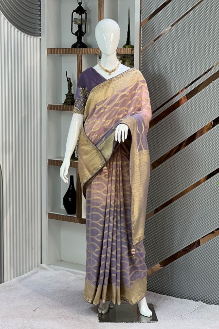 Mixed Colour Premium Soft Silk Kimora De...