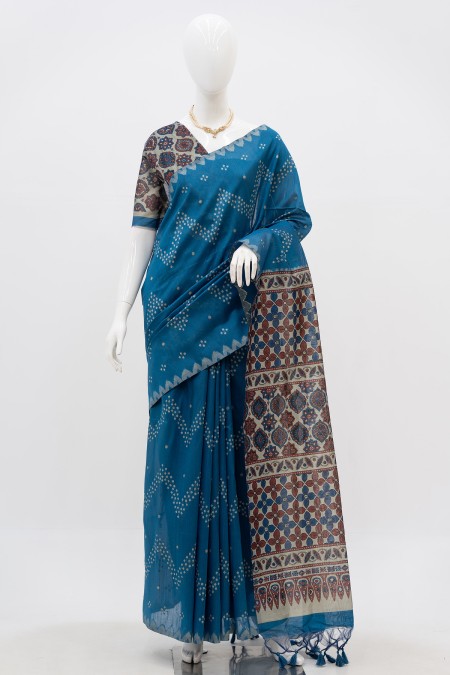Firoza Tussar Silk Boutique Saree in BD...