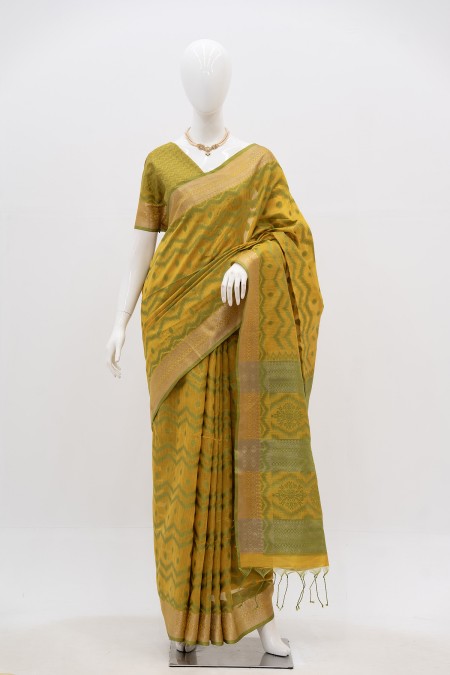 Lemon Tussar Silk Boutique Saree in BD |...