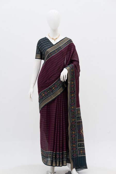 Jam Half Silk Boutique Saree in Banglade...