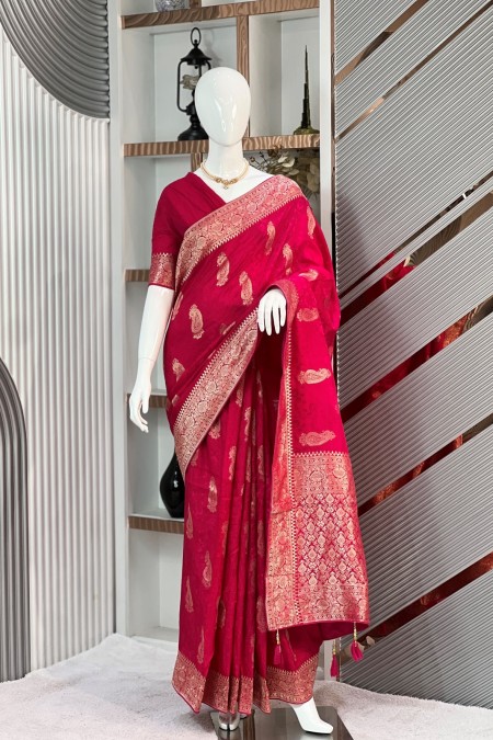 Khaddi Muga Silk Saree – Perfect for Fes...